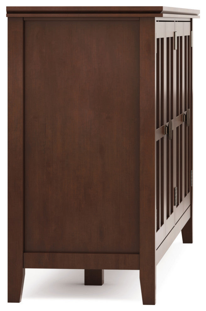 Side view of cabinet on white background.