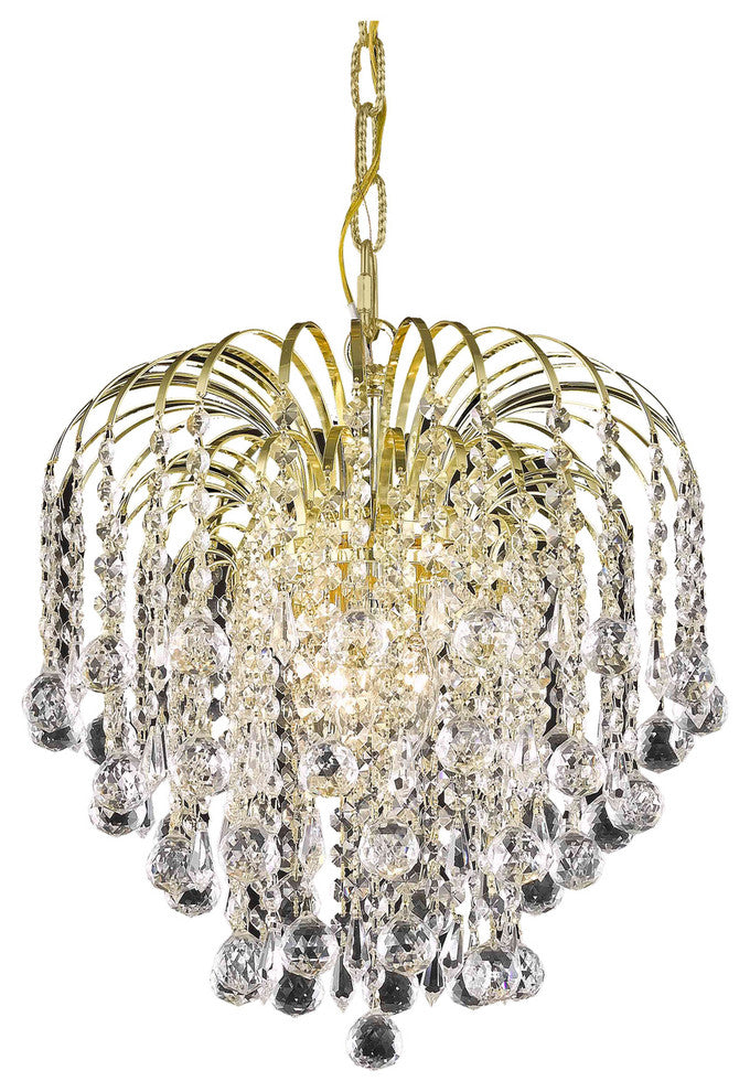 Living District Ld6802D14G Picasso 3-Light Pendant