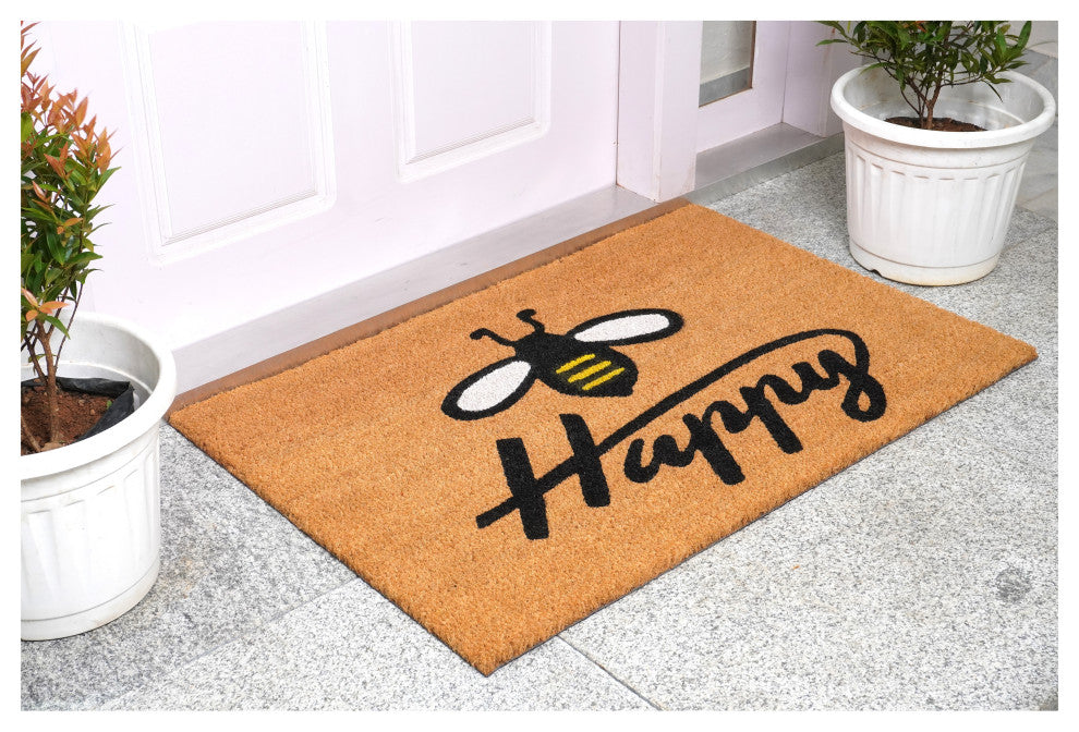 Calloway Mills Bee Happy Doormat, 24'' X 36''