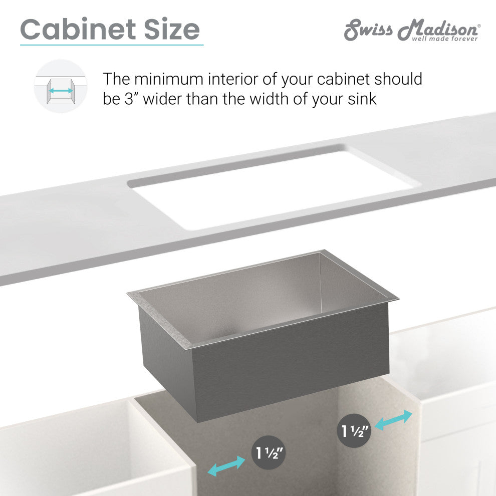 32"x21" Stainless Steel, Dual Basin, Undermount Kitchen Sink