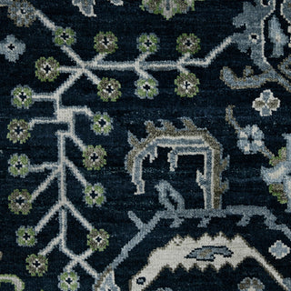 Bristol Harrow Area Rug, Blue, 12' x 15', Bordered