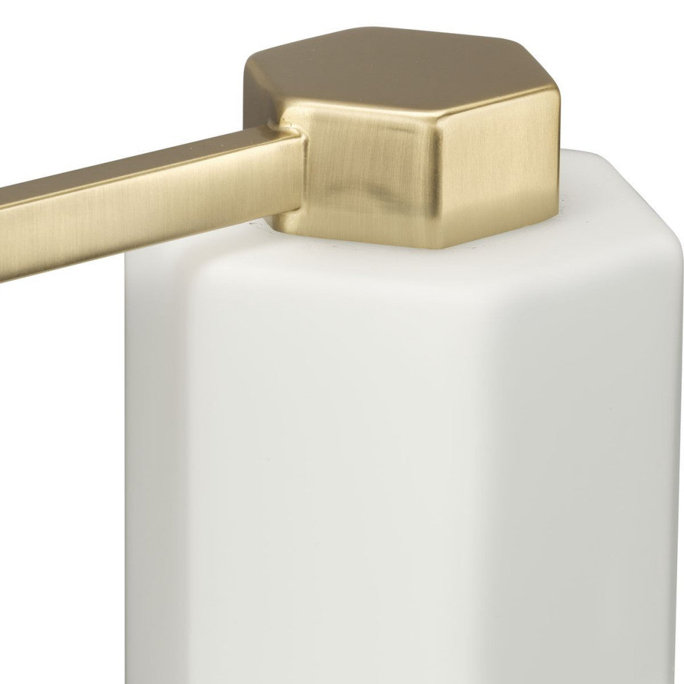Estrada Collection 3-Light Contemporary Bath and Vanity Light, Brushed Gold