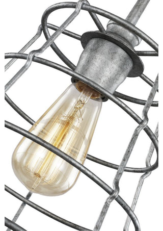Chambers Collection Galvanized 1-Light Mini-Pendant