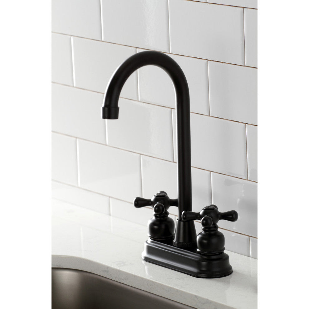 Kingston Brass KB490AX Bar Faucet, Matte Black