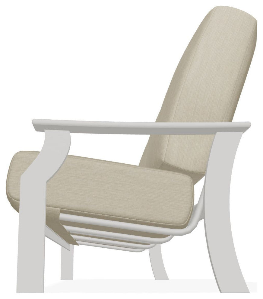 St. Catherine Deep Seat 3-Seat Outdoor Sofa, Huskie/Snow