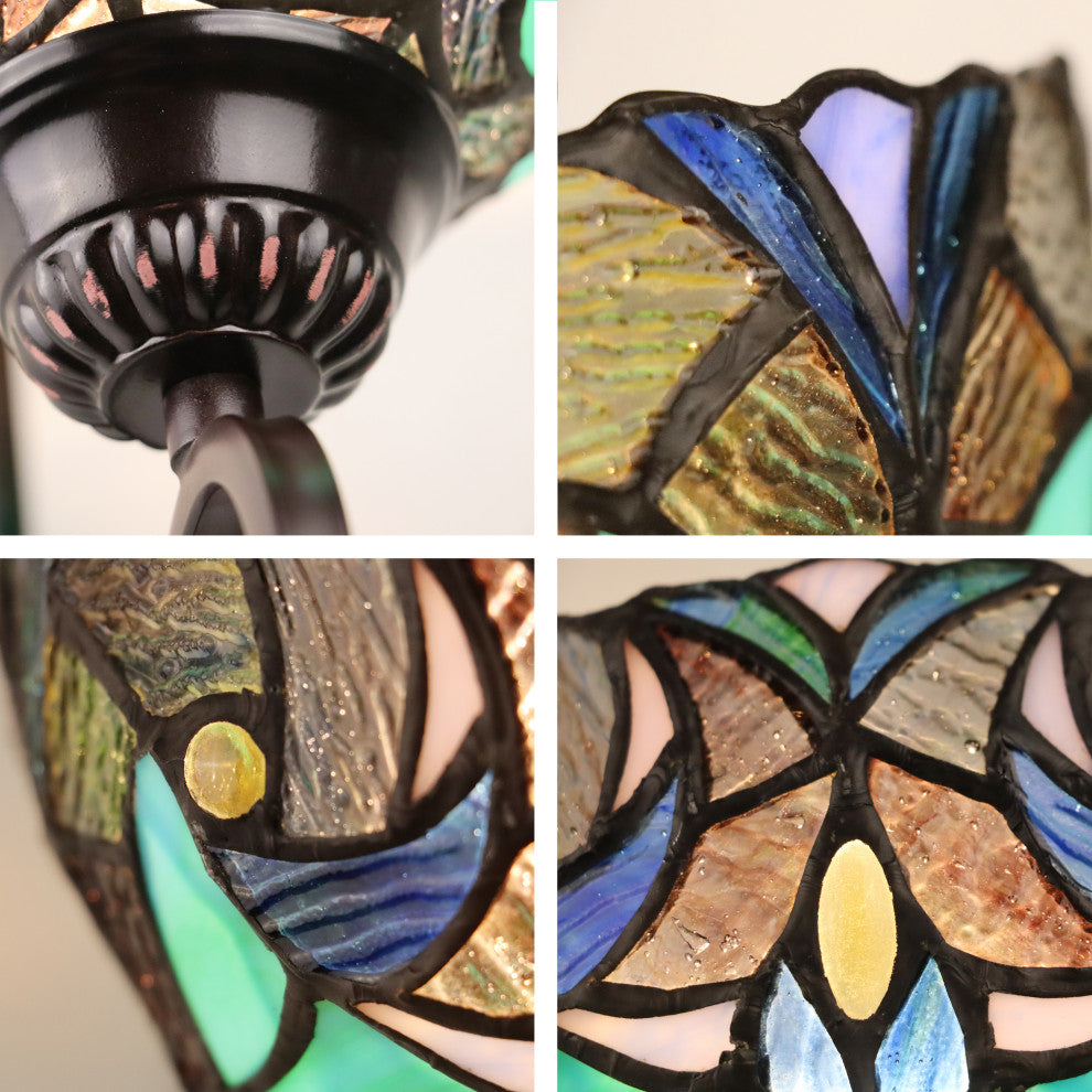 Liaison Victorian-Style 1-Light Finish Wall Sconce 8" Shade