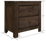 Duarte Nightstand, Ash Brown
