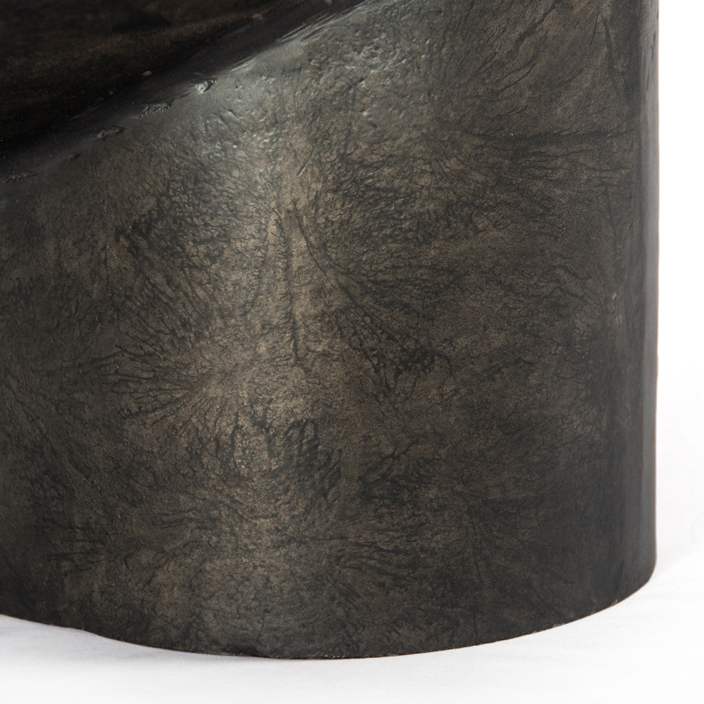 Sante 48" Coffee Table-Raw Black