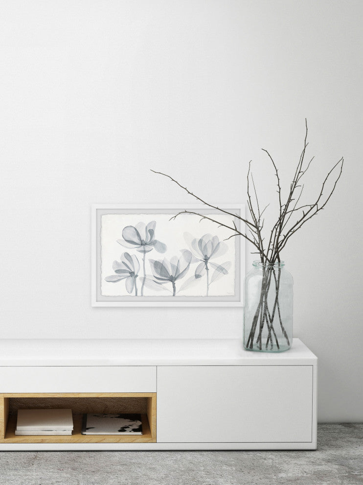 "Petal Reflection" Framed Painting Print