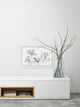 "Petal Reflection" Framed Painting Print
