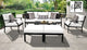 kathy ireland Madison Ave. 8 Piece Aluminum Patio Furniture Set 08c, Alabaster