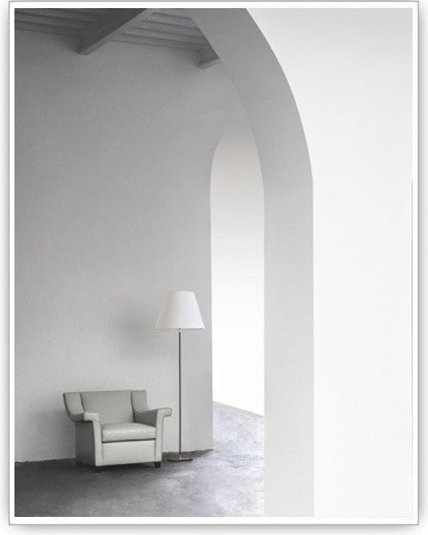 One Floor Reading Lamp, 63", White
