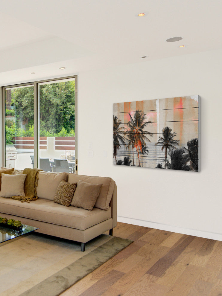 "Bahia" Wall Art on Wood, 60"x40"