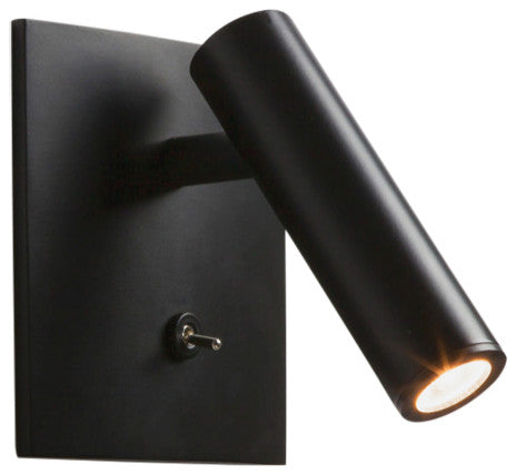 Astro Enna Square Switched LED, Indoor Reading Light (Matt Black)