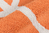 Novogratz by Orange Orange Kitchen Mat 3'x3' Round