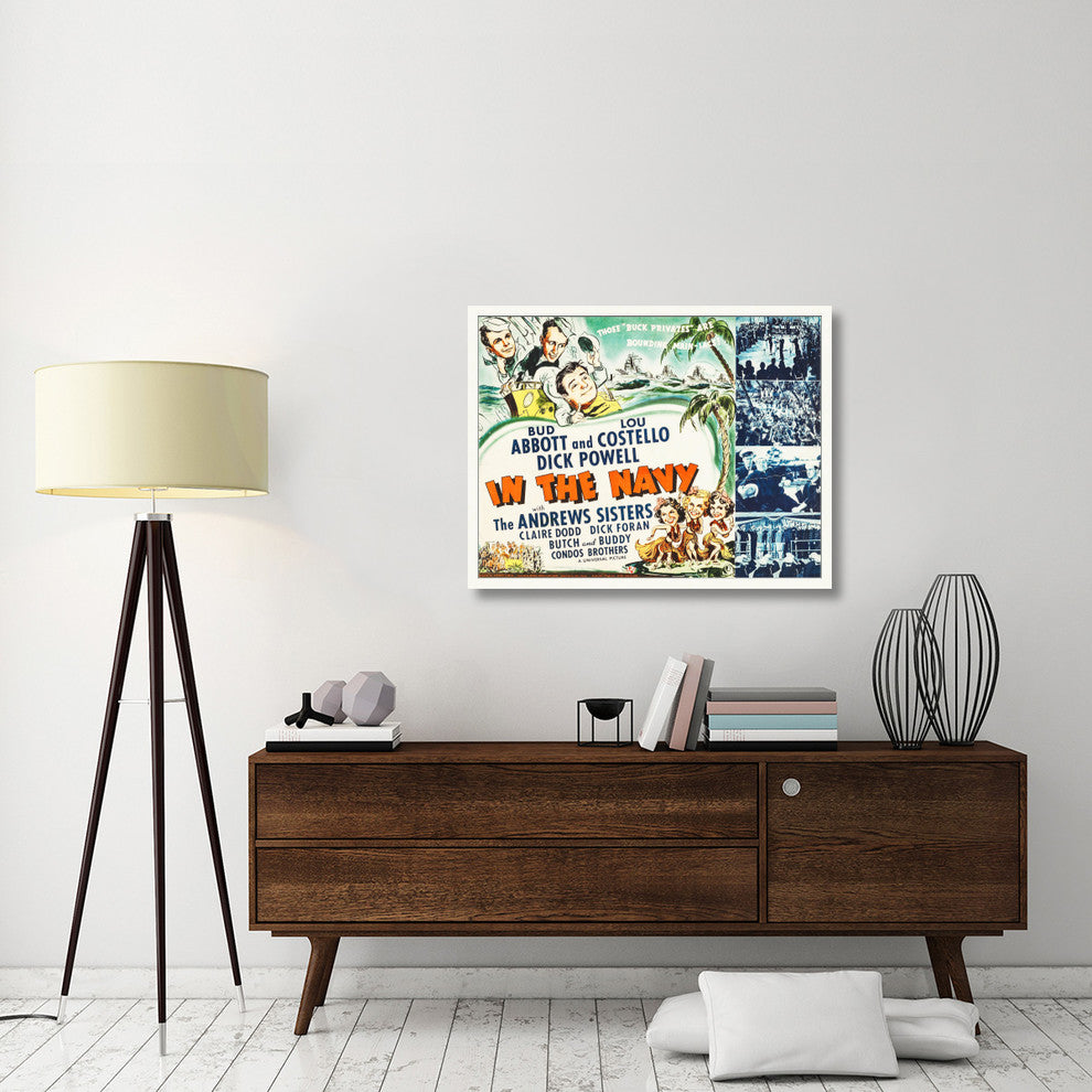"Abbott & Costello - In The Navy" Canvas by Hollywood Photo Archive, 40x31"