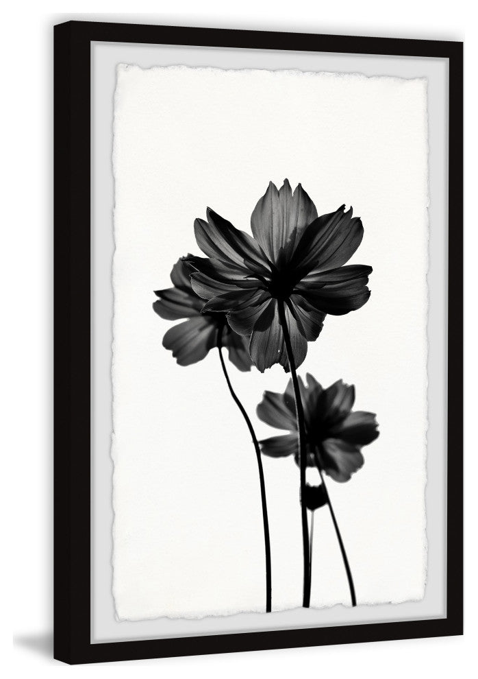 "Reflective Petals" Framed Painting Print, 16x24