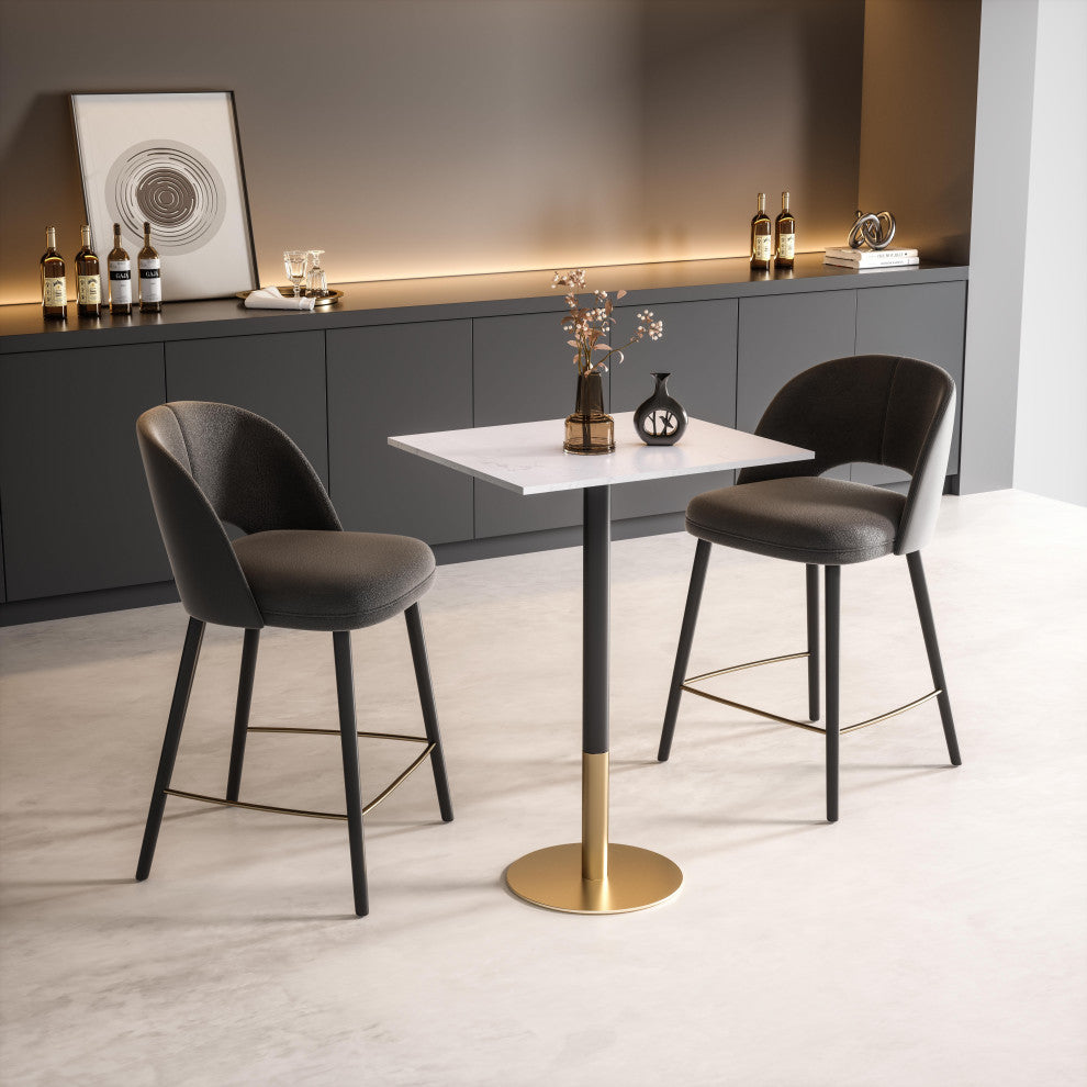 Home Living 28" Pub Table, White