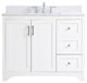 Elegant Decor Moore Bathroom Vanity White
