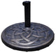 Costway 22'' Round Umbrella Base Stand Patio Standing Outdoor Living Heavy Duty