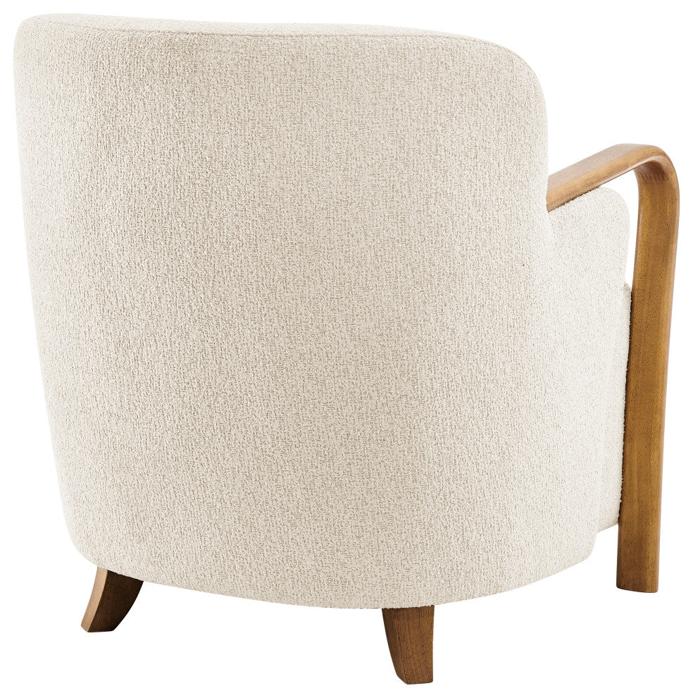 Tania Fabric Accent Arm Chair, Palladian Beige