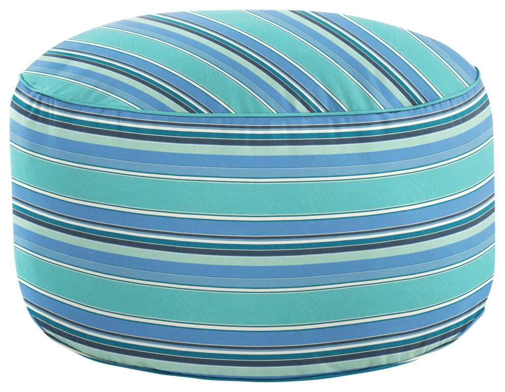 Mozaic Home Dolce Oasis Indoor/Outdoor Round Bean Pouf 30x30x15"