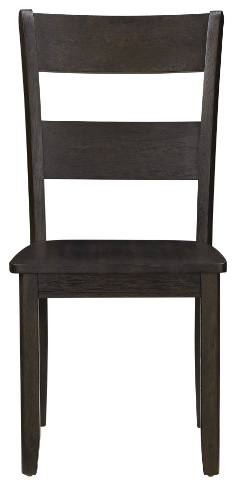 ACME Haddie Side Chair, Set of 2, Distressed Walnut