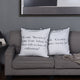 Dann Foley Double Sided Pillow Churchill Quote Gray Velvet 24" X 24"