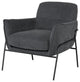Oscar Iron Fabric Occasional Chair