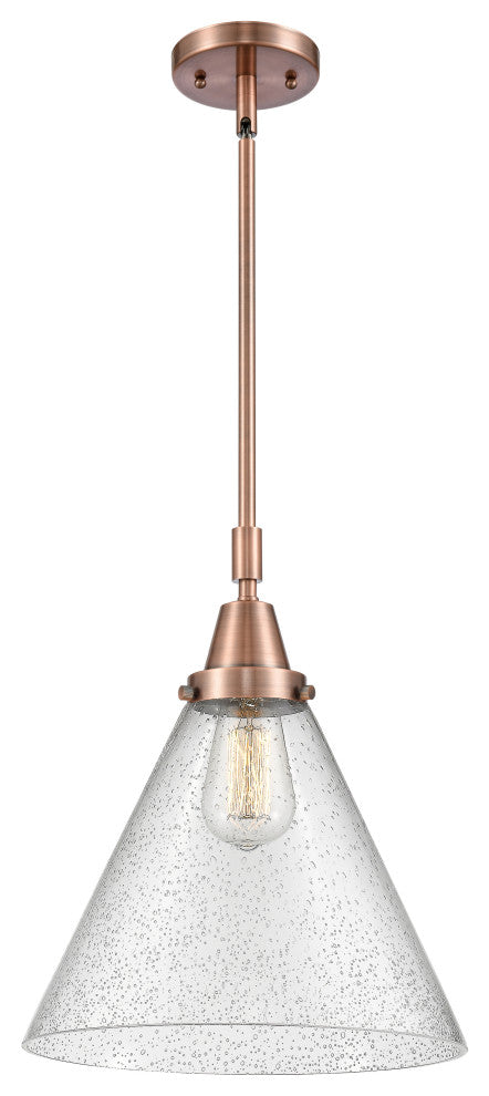 Innovations Lighting 447-1S-AC-G44-L Cone 1 Light 12" Mini Pendant