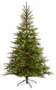 7' Prelit North Carolina Spruce Faux Christmas Tree