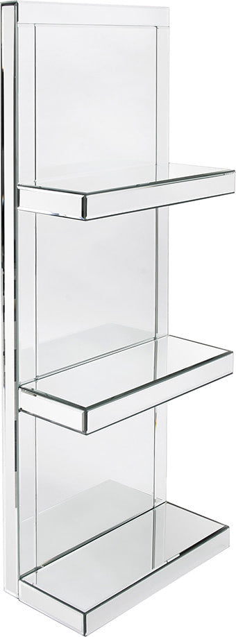 Howard Elliott Mirrored Shelf With 3 Shelves