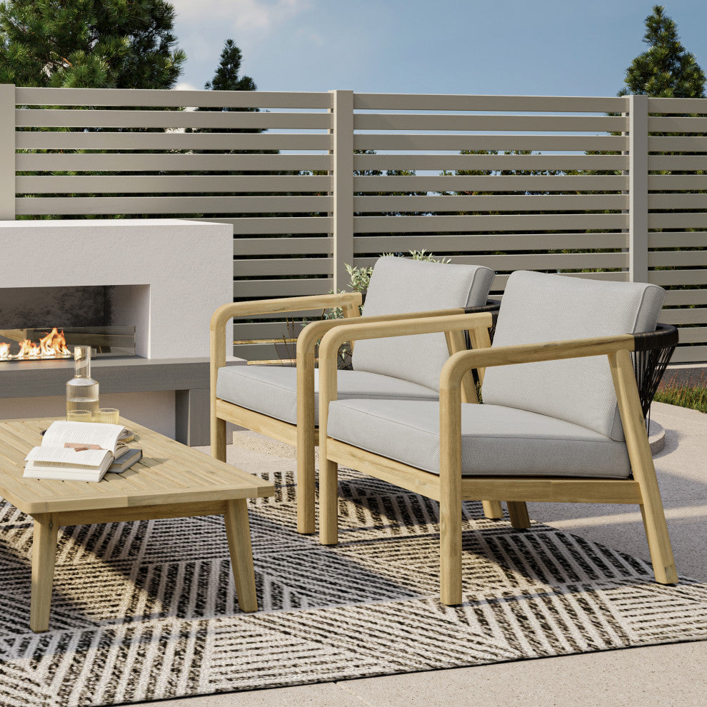 Palmetto Outdoor Conversation Chair (Set of 2)