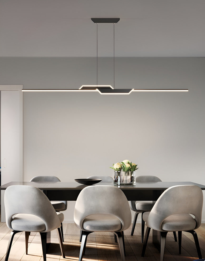 Bulle | Chandelier in a Minimalist Style for Living Room, Black