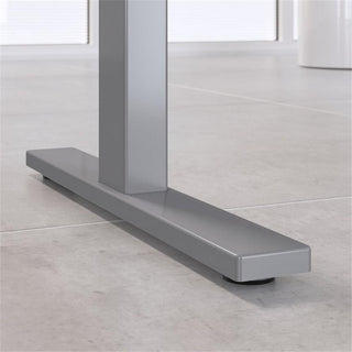 Office 500 72W Adjustable Desk with Storage in Modern Hickory - Engineered Wood