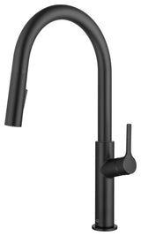 Fusion-T Single Handle Pull Down Kitchen Sink Faucet, Matte Black