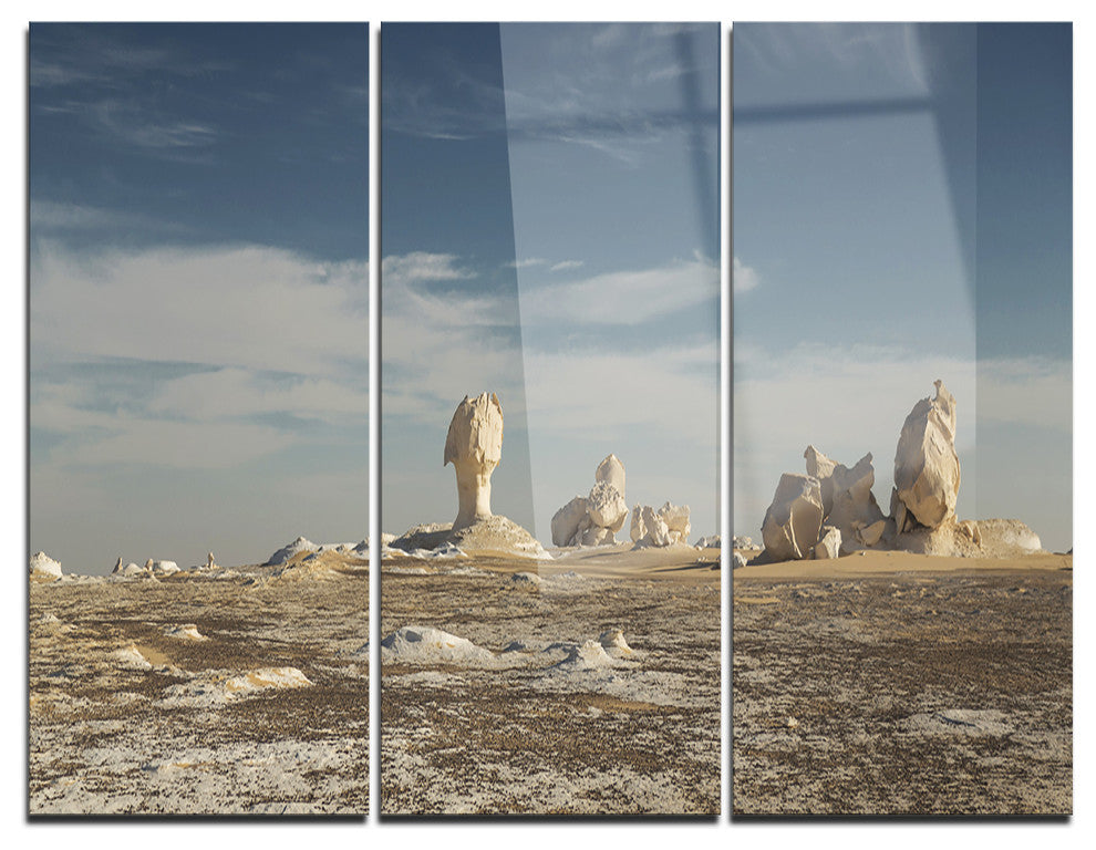 "Desert of Egypt" Photography Metal Wall Art, 3 Panels, 36"x28"