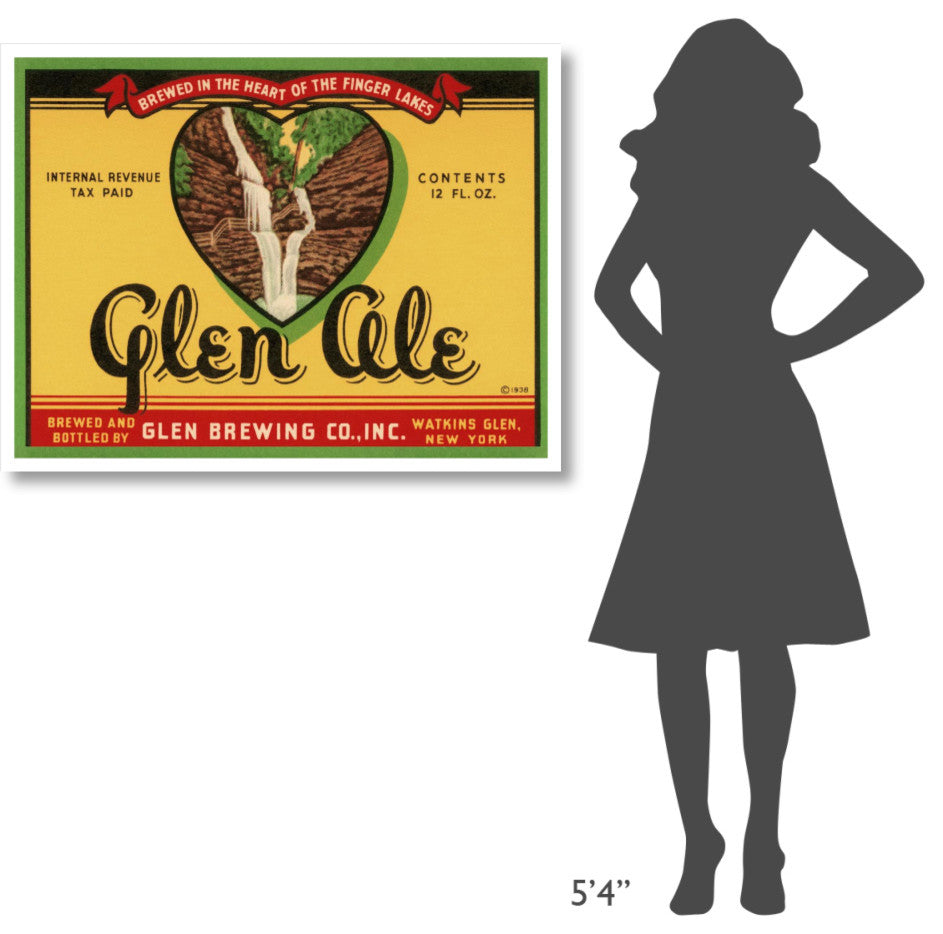 "Glen Ale" Digital Paper Print by Retrolabel, 42"x32"