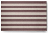 Stripes Americana Chenille Area Rug, Red, 4'x6'