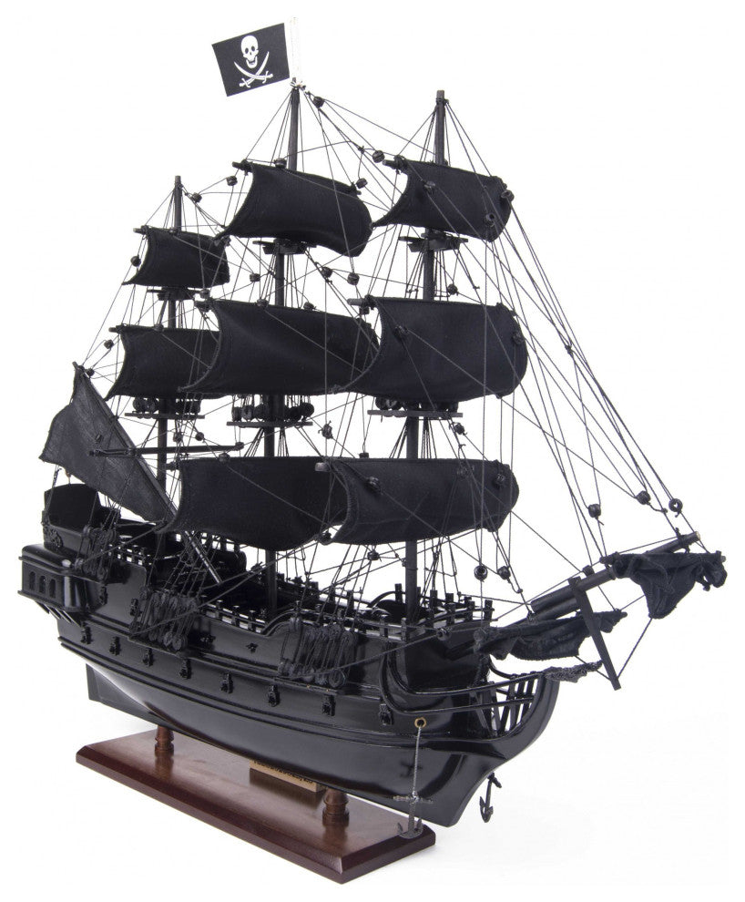6.5" X 20" X 19"Black Pearl Pirate Ship