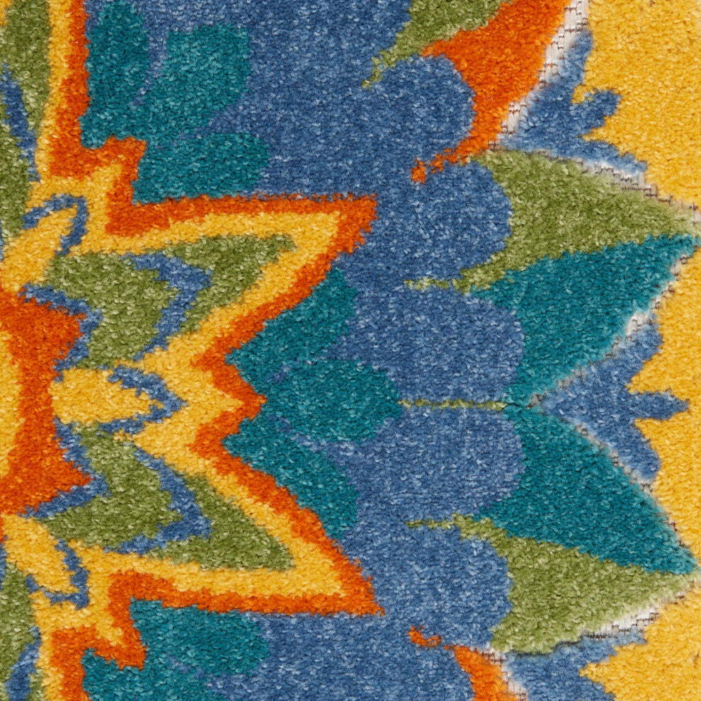 Nourison Aloha 7' x 10' Multicolor Transitional Area Rug
