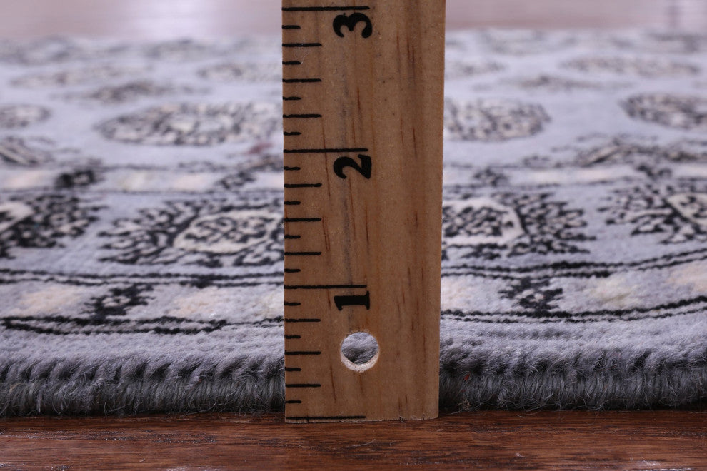 Hand-Knotted Silky Bokhara Wool Rug 3' 2" X 5' 3" - Q13800