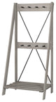 Frankie 68" Solid Wood Angled Hall Tree - Grey