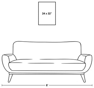 Symmetry, Blue I, 47 x 63