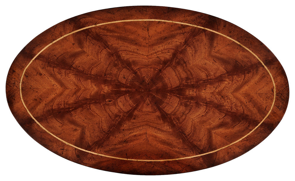 Mahogany Oval Lamp Table