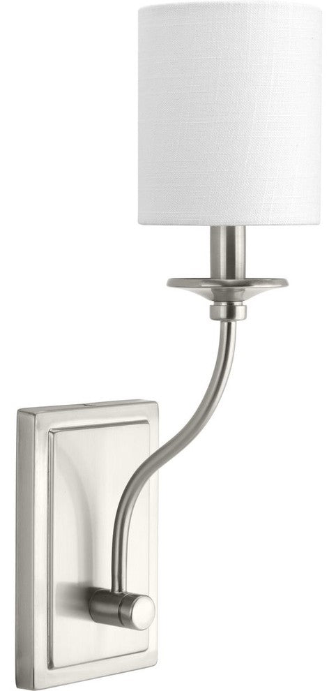Bonita Collection 1-Light Wall Sconce, Brushed Nickel