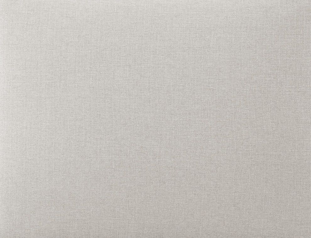 Beckham Linen Textured Fabric Upholstered 2-Piece Modular Sofa, Beige