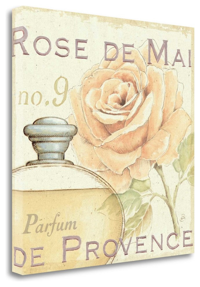 "Fleurs And Parfum I" By Daphne Brissonnet, Giclee Print on Gallery Wrap Canvas