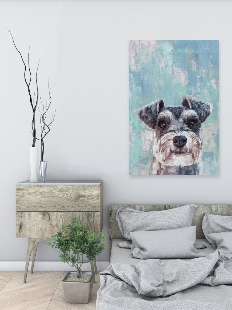 "Felix Is Hungry" Painting Print on Wrapped Canvas, 20x30