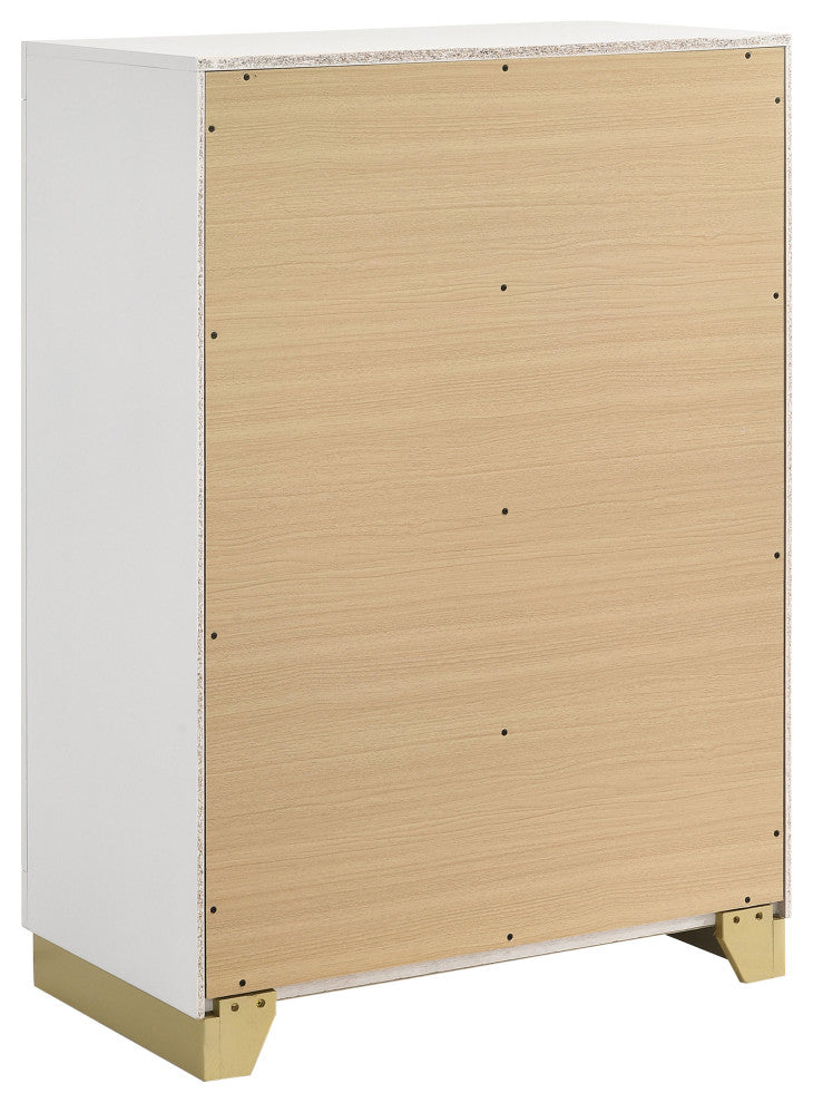 Caraway 4-drawer Bedroom Chest White